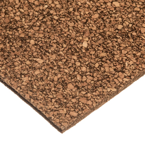 Cork Neoprene Rubber Blend Sheet - Medium - 1/2" T x 12" W x 36" L